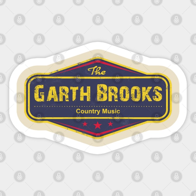 Garth Brooks Sticker by Money Making Apparel